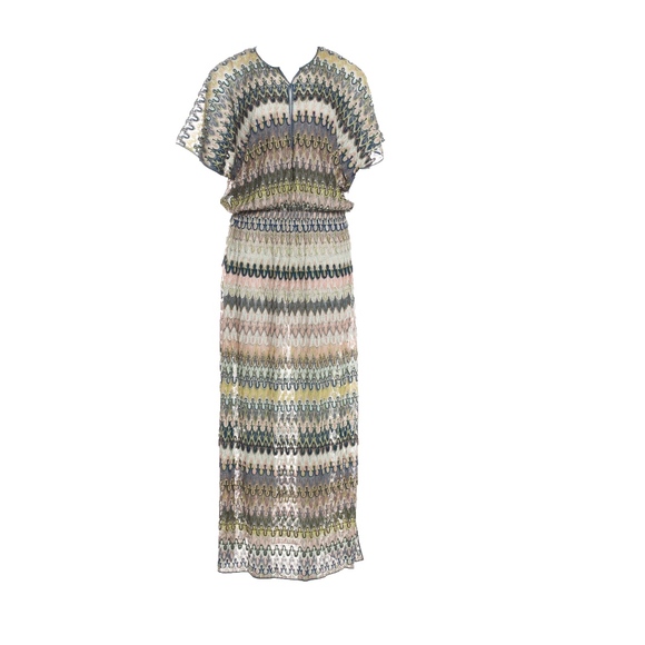 SOLD -Nicole Richie's Missoni Orange Label Maxi Dress - Picture 2 of 5